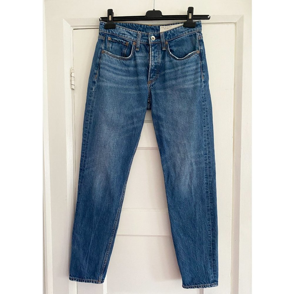 Rag&Bone "Rosa" Mid Rise Boyfriend Jean in "Clover", size 24 - Picture 5 of 13